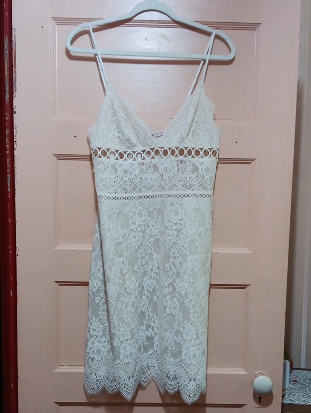 Victoria's Secret Lace Slip Chemise/Dress — White